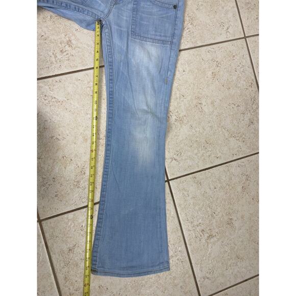 VTG True Religion Women's Morgan boot Jeans Size 29 Low Rise USA Button Fly Y2K - Picture 8 of 12